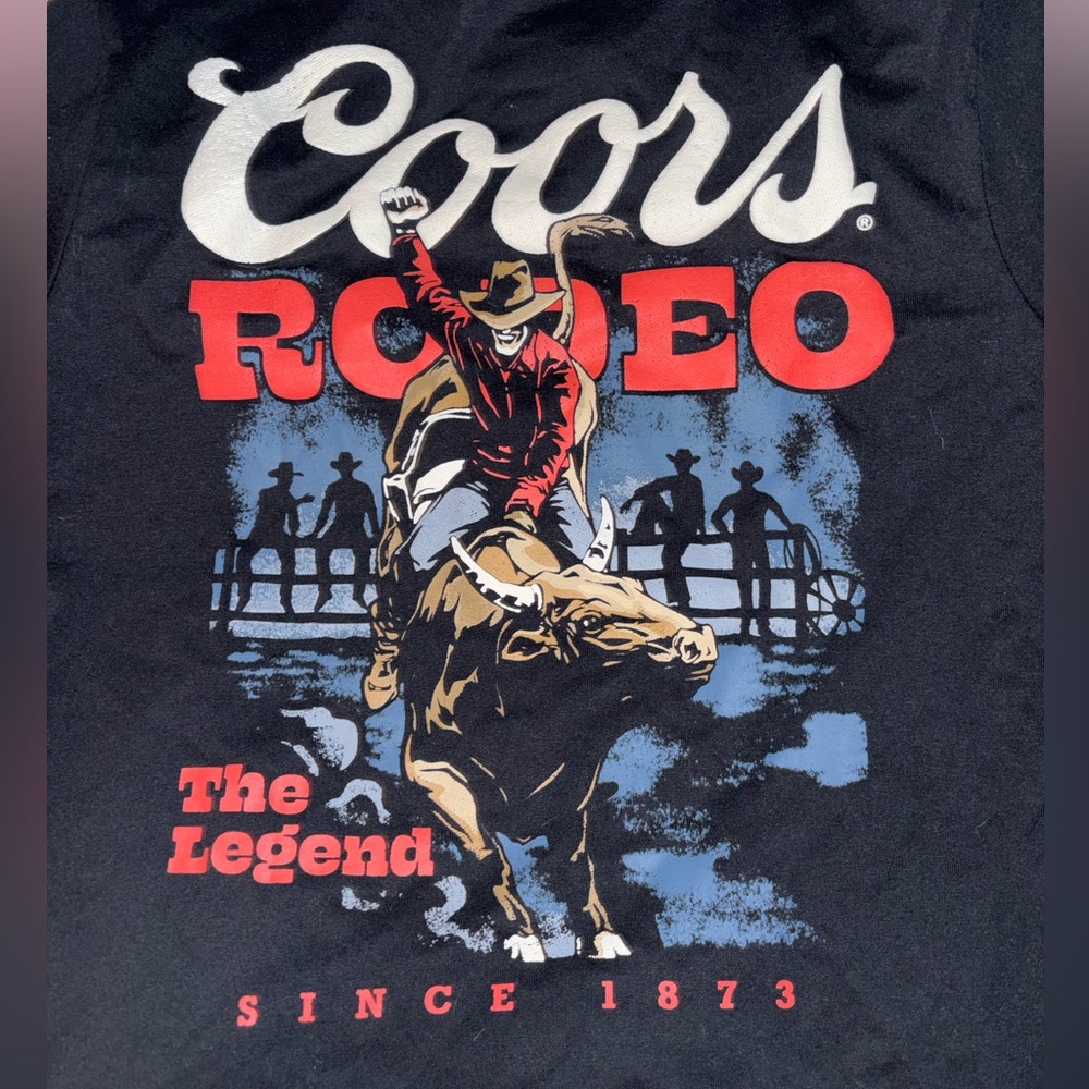 coors rodeo t shirt